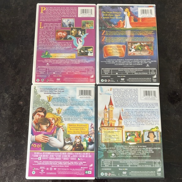 DVD - THE SWAN PRINCESS COLLECTION- 4 DVD’s - Picture 2 of 2